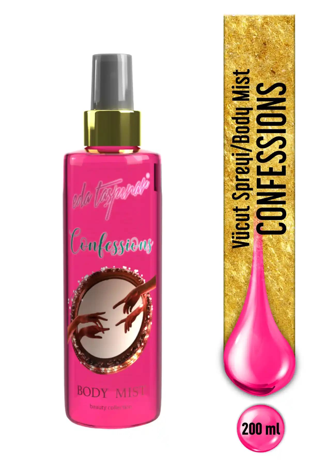 Eda Taşpınar imzalı Confessions Body Mist 200 ml hafif ve ferahlatıcı koku