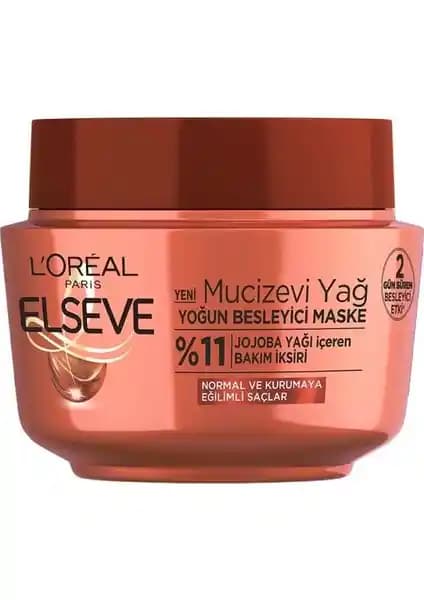 Elseve L'Oréal Paris Saç Maskesi: Kuru ve Yıpranmış Saçlar İçin Derinlemesine Bakım