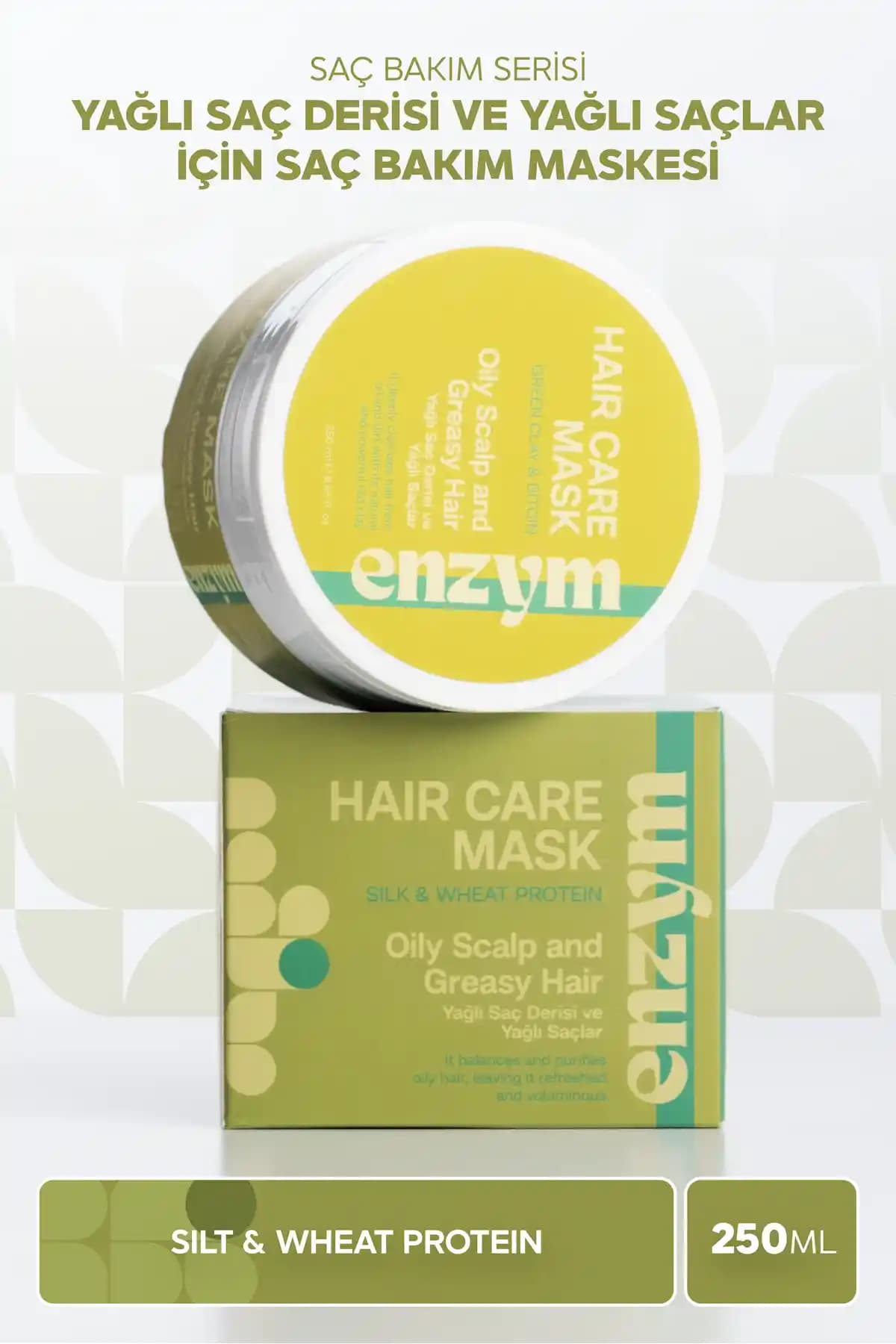 ENZYM COSMETICS Yağlı Saç Derisi ve Yağlı Saçlar İçin Bakım Maskesi İncelemesi ve Kullanıcı Yorumları