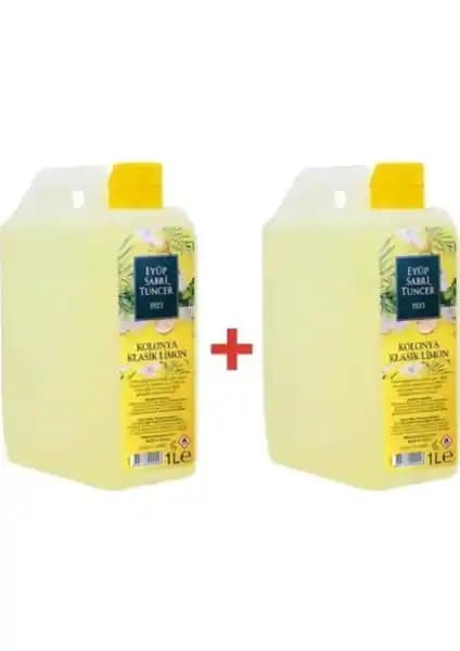 Eyüp Sabri Tuncer Limon Kolonya 1 Litre: Yüksek Alkol İçeriği ve Doğal Limon Aromasıyla Ferahlatıcı Temizlik Ürünü