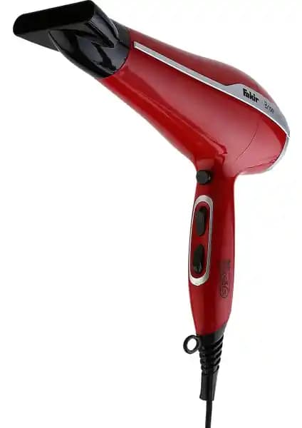 Fakir Brise Saç Kurutma Makinesi 2200 W Kırmızı Performans ve Tasarım Özellikleri