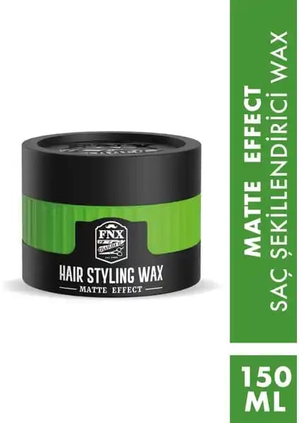 Fnx Barber Mat Effect Wax: Erkekler İçin Uzun Süreli Doğal Mat Saç Şekillendirme Çözümü
