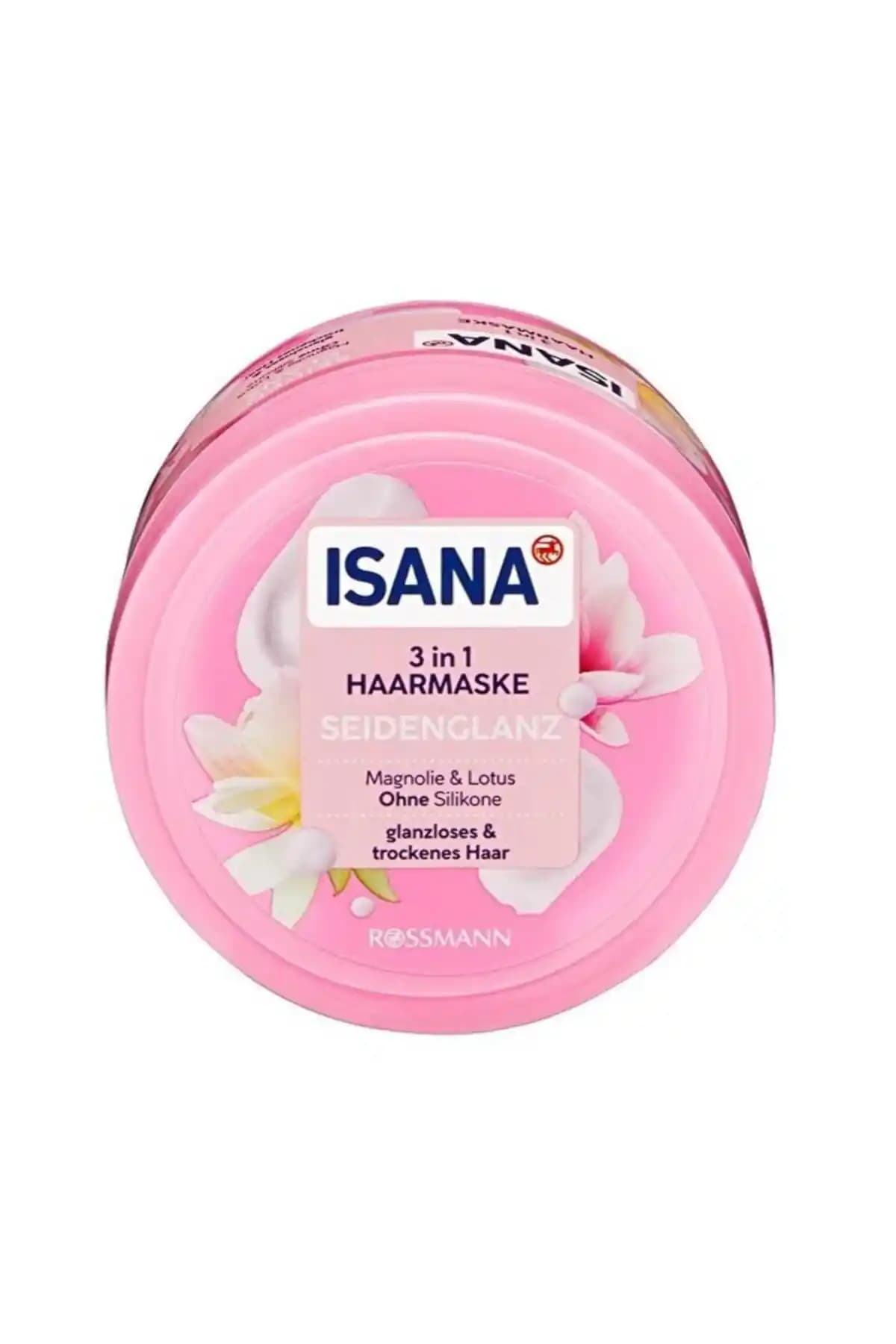 ISANA Saç Maskesi 3in1 Doğal İçeriklerle Kuru Saçlar İçin Çok Yönlü Bakım Çözümü