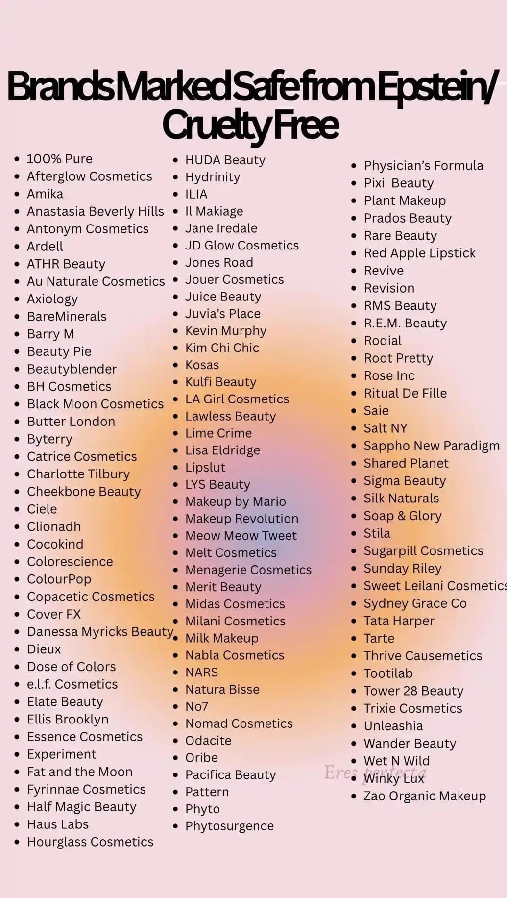 Jeffrey Epstein Bağlantılı Markalar ve Etik Kozmetik Tercihleri Üzerine Kapsamlı İnceleme