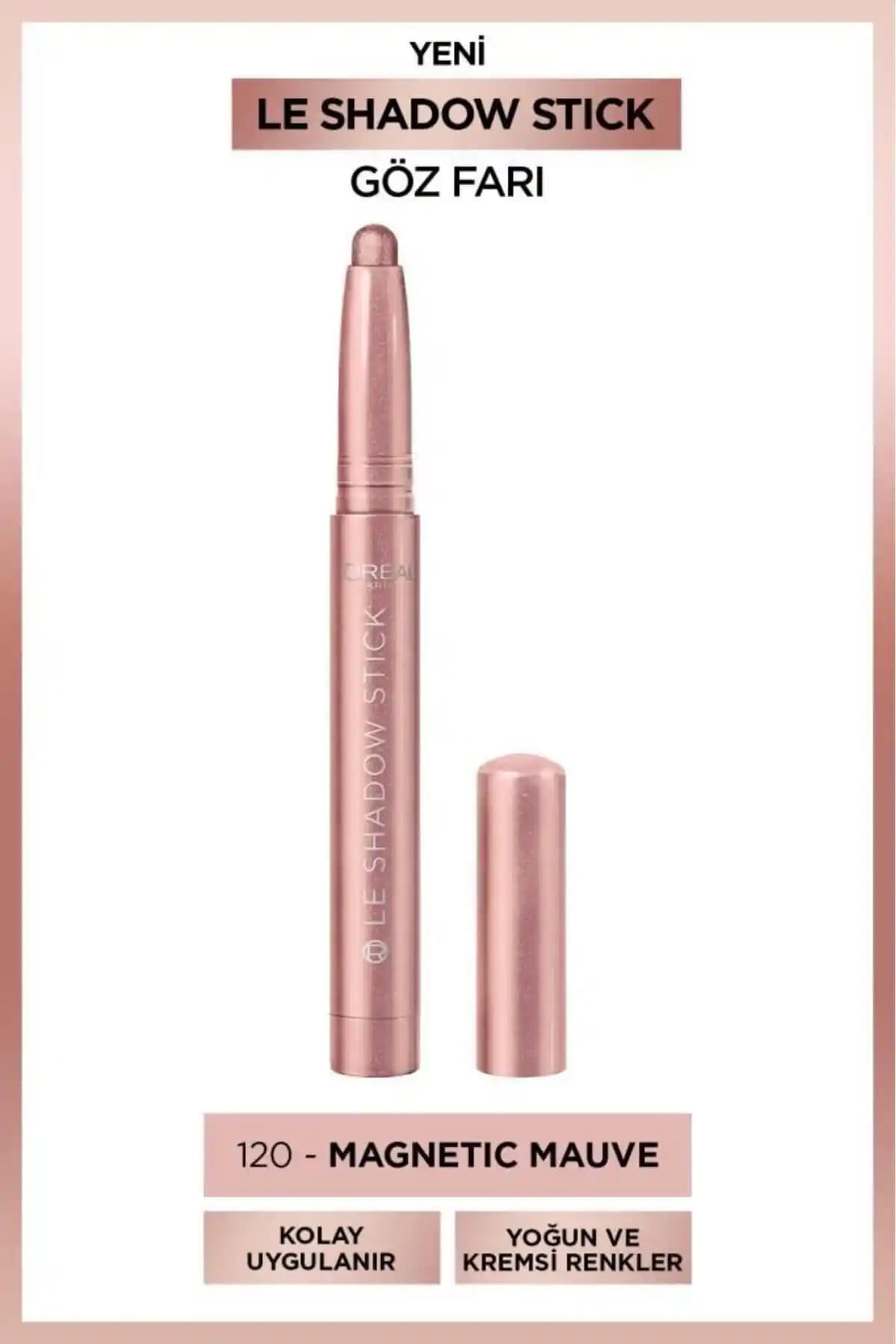 L'Oreal Paris Le Shadow Stick Göz Farı 120 Magnetic Mauve İnceleme ve Kullanıcı Yorumları