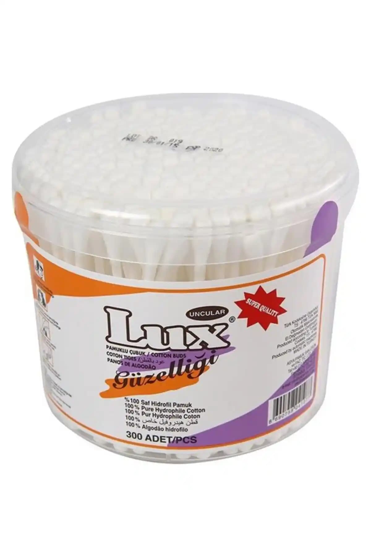 LUX Kulak Çubuğu 300'lü: Pratik ve Güvenilir Temizlik Çözümü Türkiye Menşeli