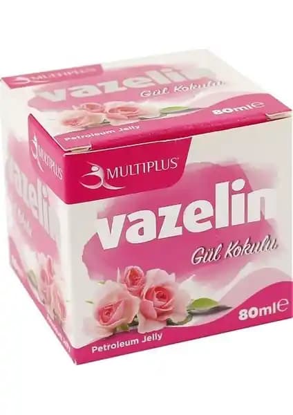 Multiplus Doğal Katı Renkli Gül Kokulu Pembe Vazelin: Nemlendirici ve Estetik Bakım Ürünü