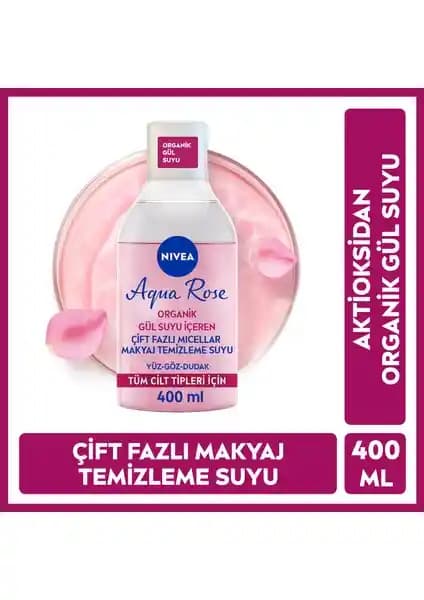 Nivea Aqua Rose Çift Fazlı Makyaj Temizleme Suyu Detaylı İnceleme ve Kullanıcı Yorumları