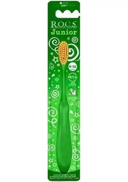 R.O.C.S. Junior 6-12 Yaş Çocuk Diş Fırçası Güvenli ve Eğlenceli Tasarımıyla Sağlıklı Dişler İçin