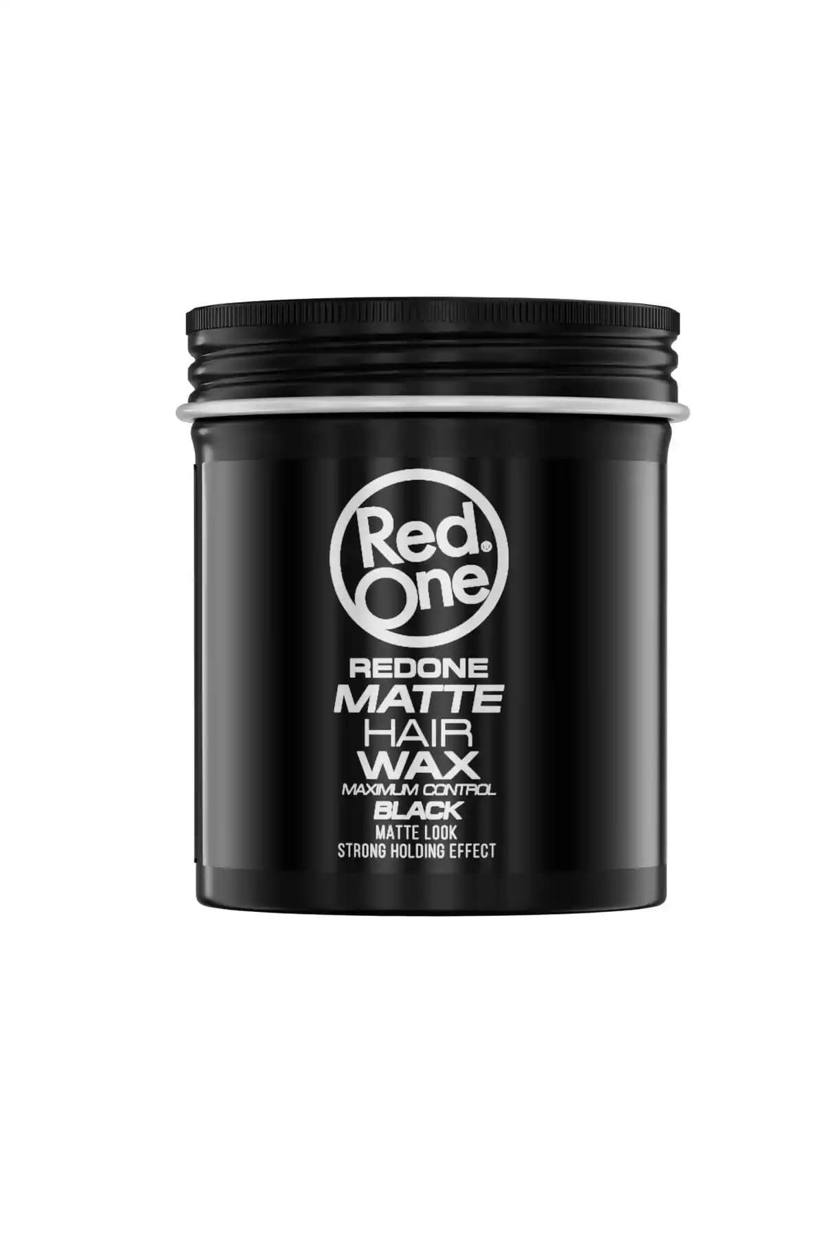 Red One Redone Mat Wax Black Erkekler İçin Güçlü ve Doğal Mat Saç Şekillendirme Çözümü