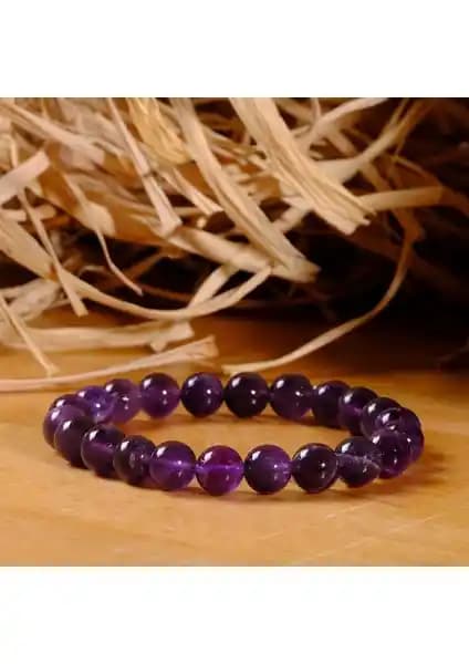 Ssilhoutte Doğaltaş Sertifikalı Ametist Taşı ile Estetik ve Enerji Dengeleyici Aksesuar