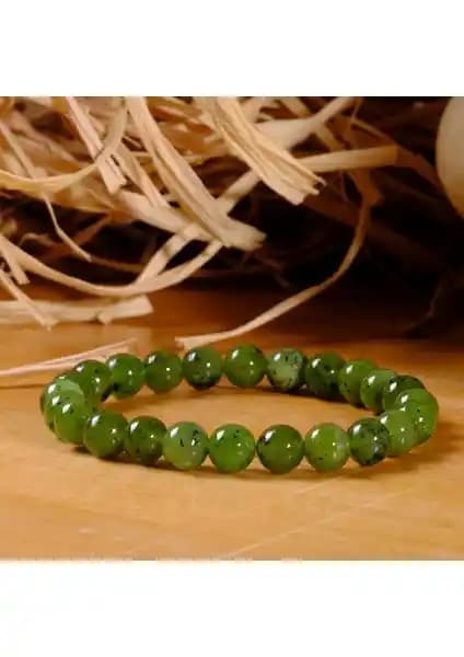 Ssilhoutte Sertifikalı Yeşil Yeşim Taşı Bileklik: Doğal ve Şifalı Takı Seçenekleri