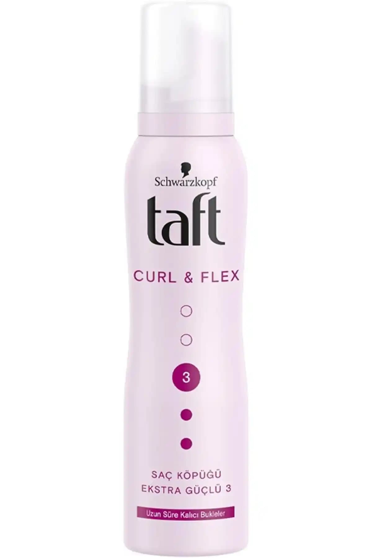 Taft Curl & Flex Saç Köpüğü: Bukleleri Belirginleştiren ve Hacim Katan Formül