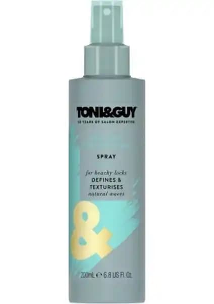 Toni&Guy Deniz Tuzu Etkili Saç Şekillendirici Sprey ile Doğal Dalga ve Hacim Yaratma