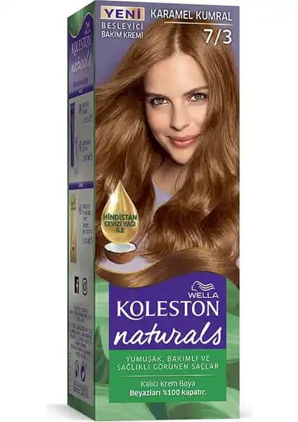 Wella Koleston Naturals 7/3 Karamel Kumral Saç Boyası: Kalıcılık ve Doğal Görünüm Sağlayan Ürün