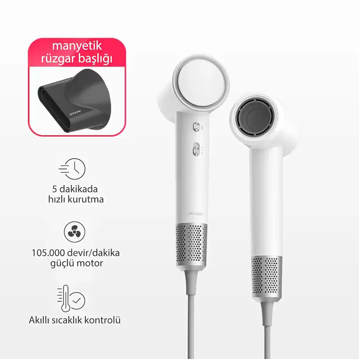 Airbot Saç Kurutma Makineleri: Güçlü Performans ve Teknolojik Özelliklerle Saç Bakımında Yenilik