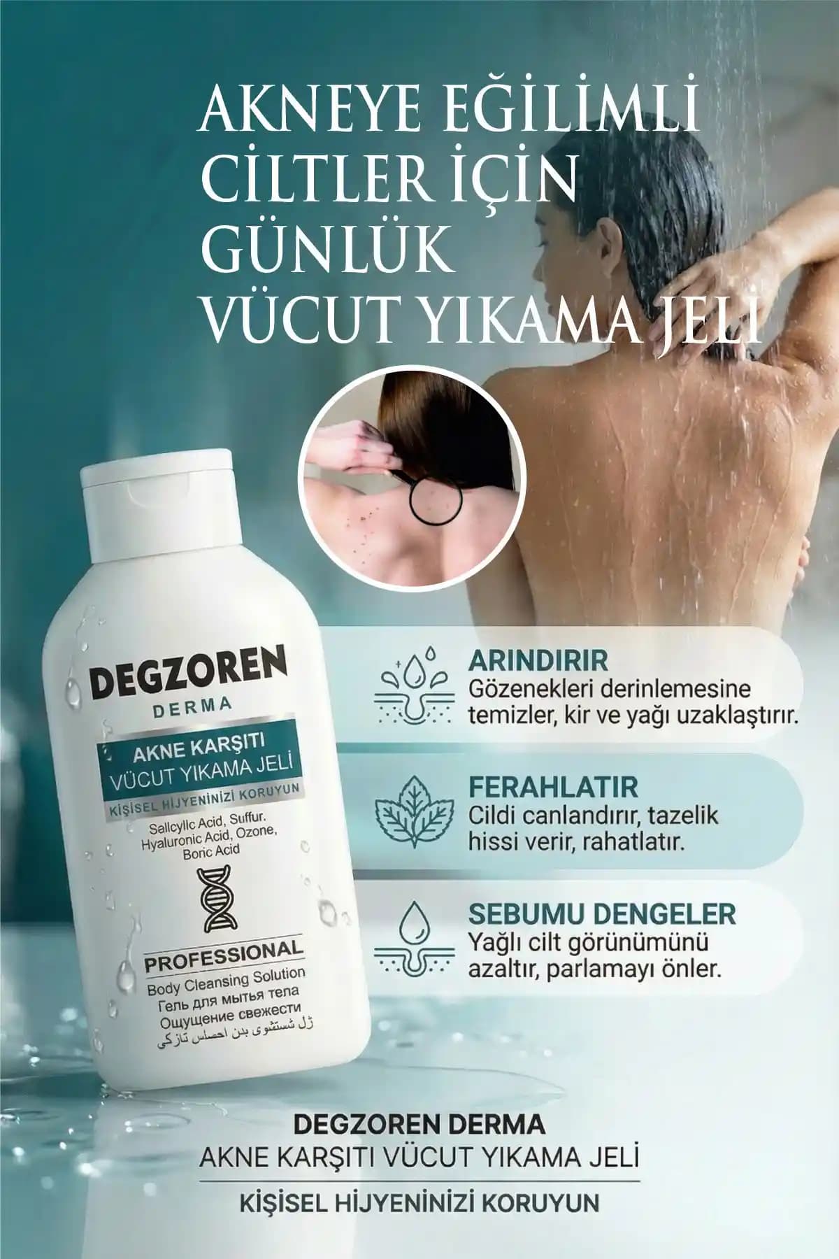 Akne İçin Benzoil Peroksit İçeren Duş Jeli Kullanımı ve Cilt Sağlığı İpuçları