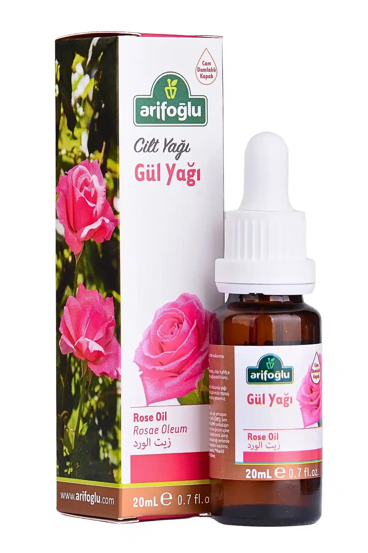 Arifoğlu Gül Yağı 20ml Doğal ve Yüksek Kaliteli Cilt Bakım Ürünü