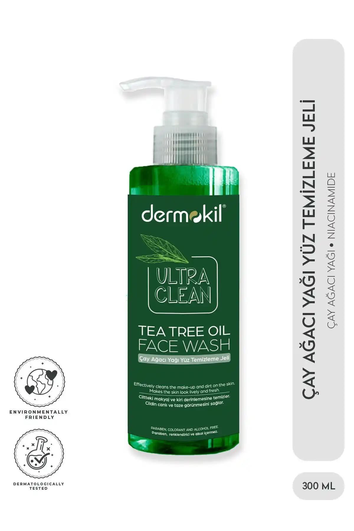 Dermokil Çay Ağacı Yağı Yüz Temizleme Jeli: Doğal ve Etkili Cilt Temizliği İçin Uygun Ürün