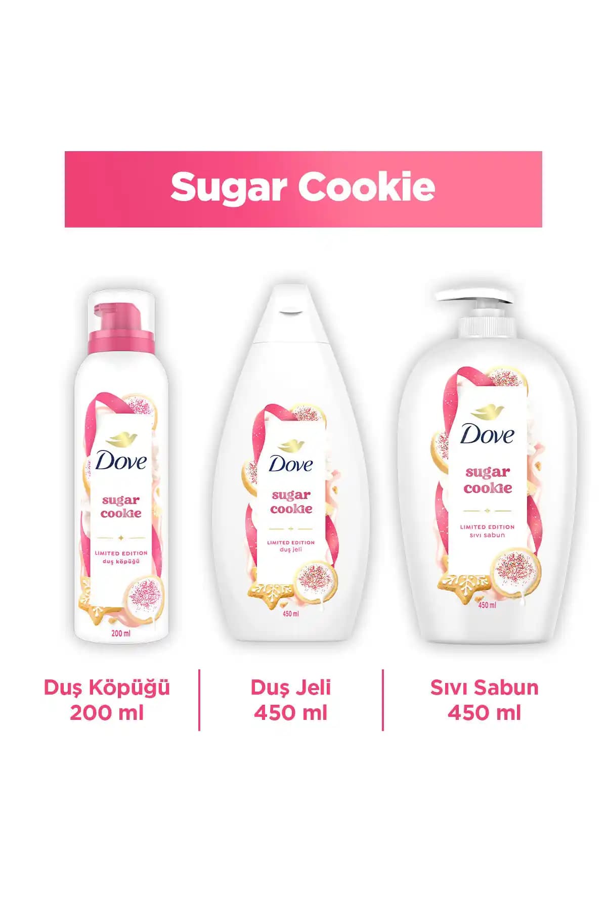 Dove Sugar Cookie Duş Jeli: Tatlı ve Ferahlatıcı Temizlik Deneyimi
