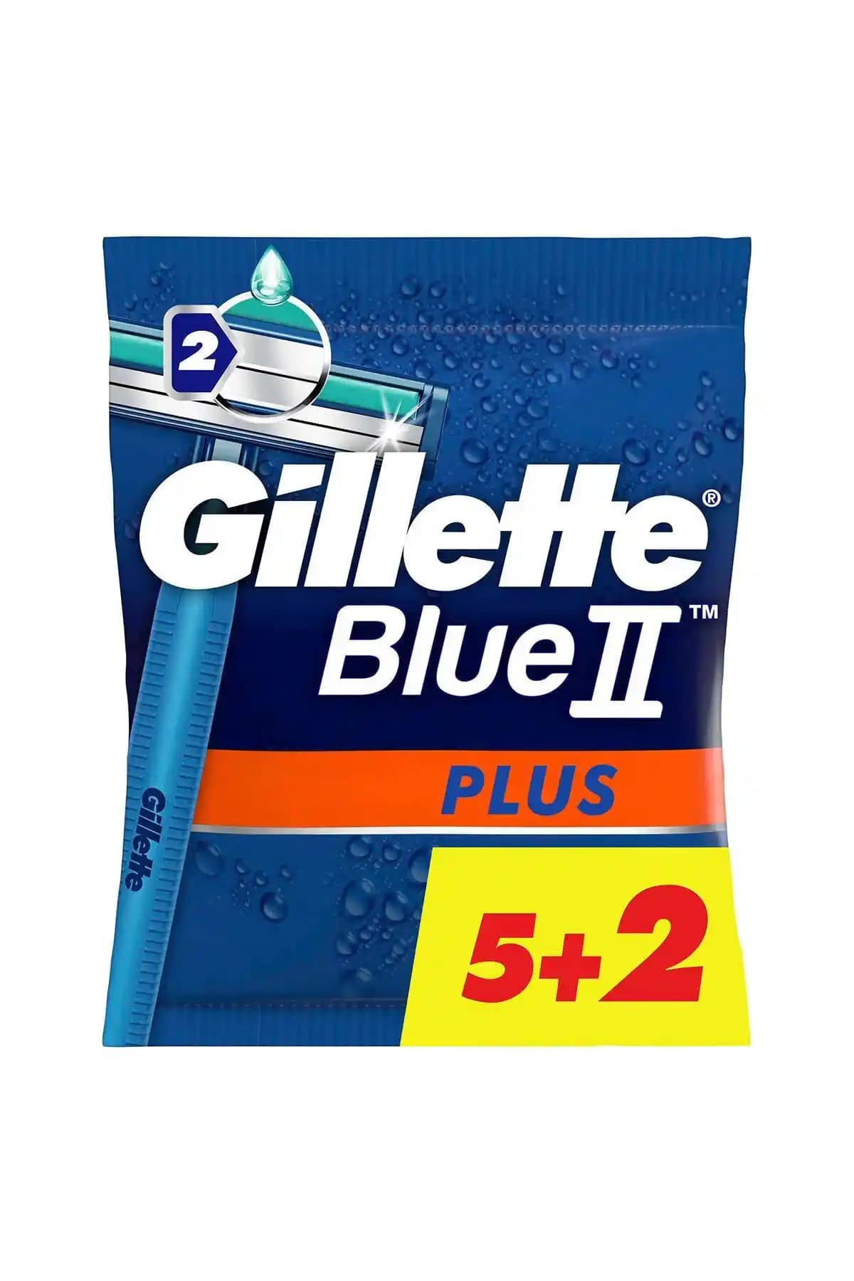 Gillette Blue 2 Plus 5+2 Li Poşet Tıraş Bıçağı: Ekonomik ve Pratik Günlük Tıraş Çözümü