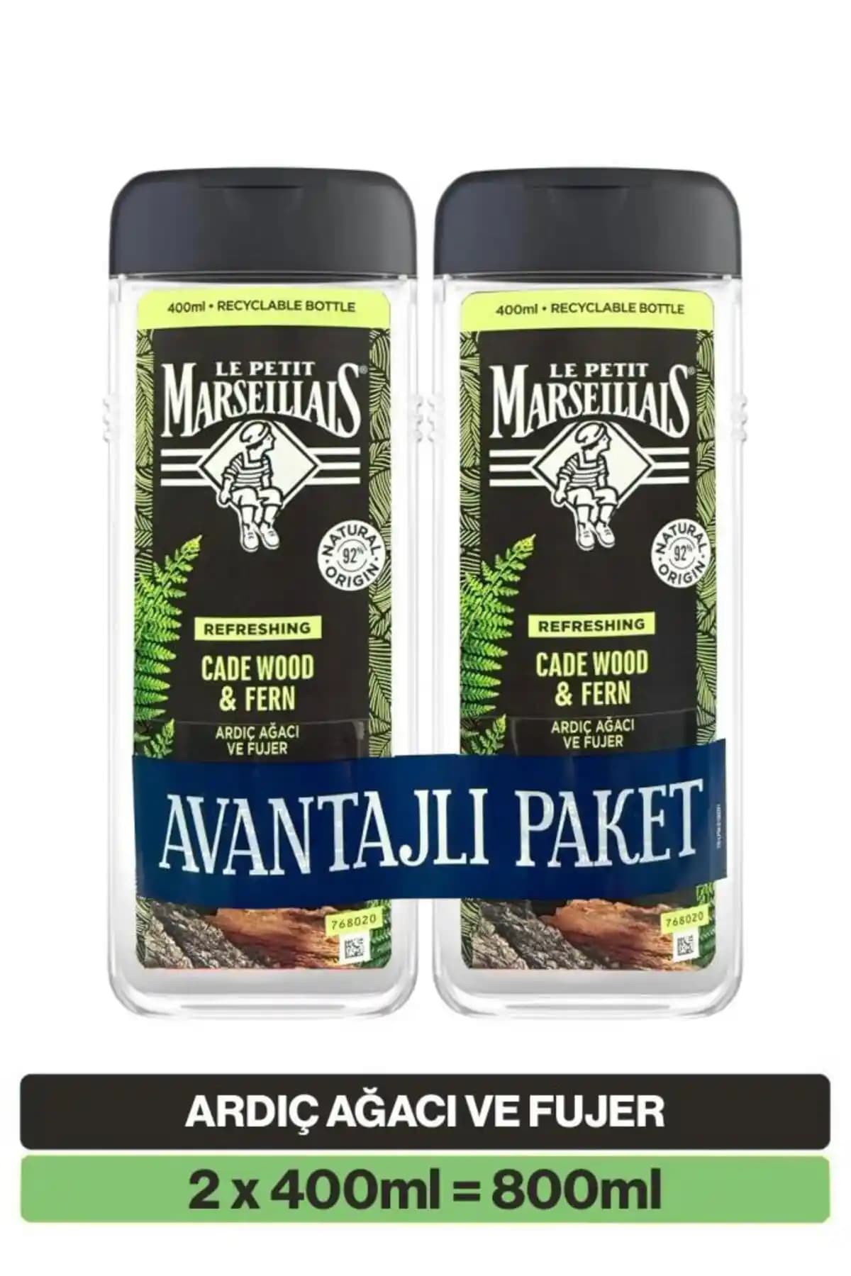 Le Petit Marseillais Arıç Ağacı ve Füjer Men Duş Jeli Doğal İçeriklerle Güvenli Temizlik Sunar