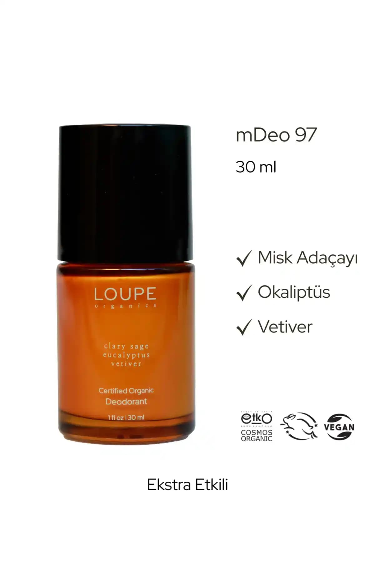 Loupe Organics Mdeo97 Organik Deodorant: Doğal ve Etkili Günlük Koruma