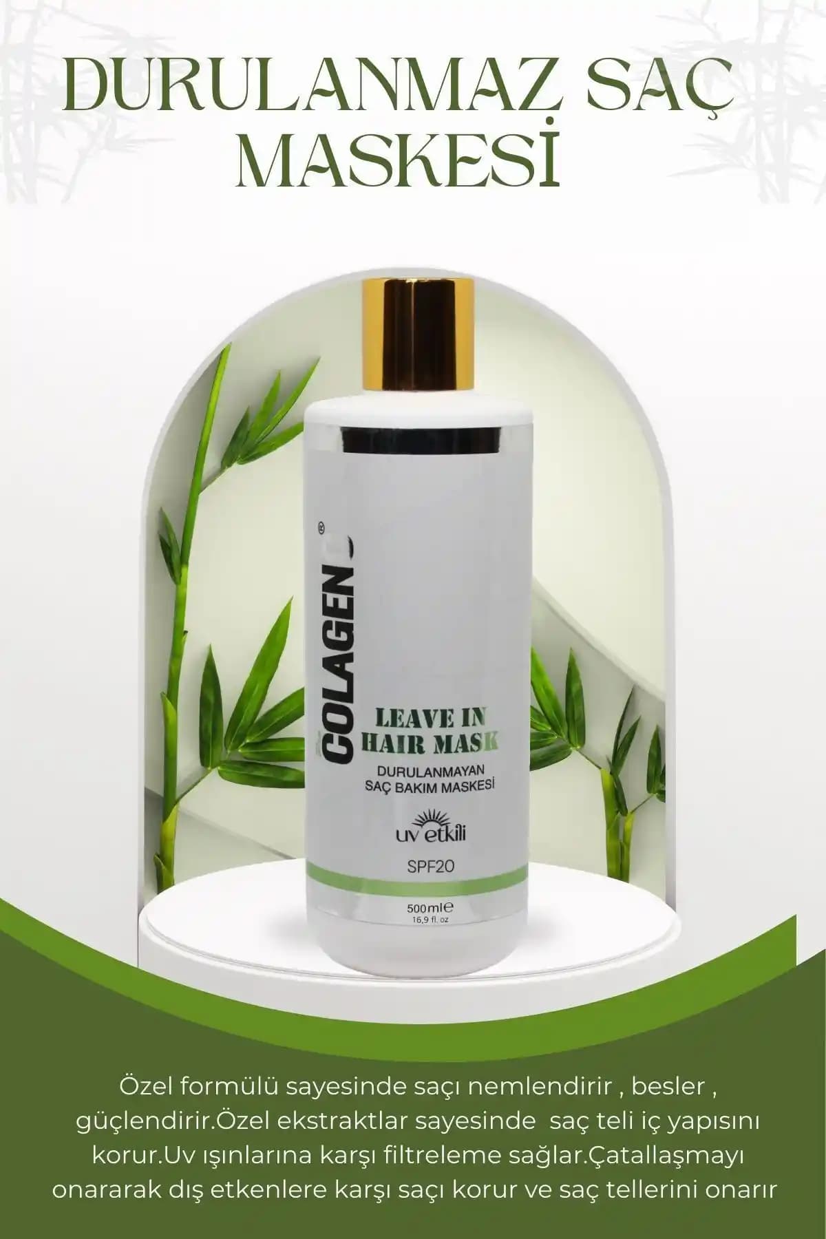 PİEL Colageno Leave In Hair Mask: Doğal İçeriklerle Güçlendirilmiş Saç Bakım Ürünü