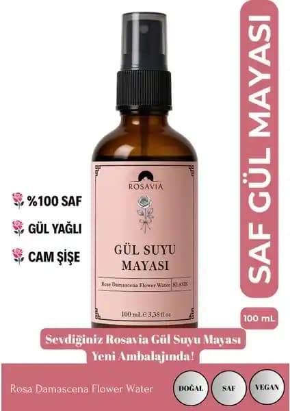 Rosavia Gül Suyu Mayası Doğal İçeriğiyle Cilt Bakımında Ferahlatıcı Etki