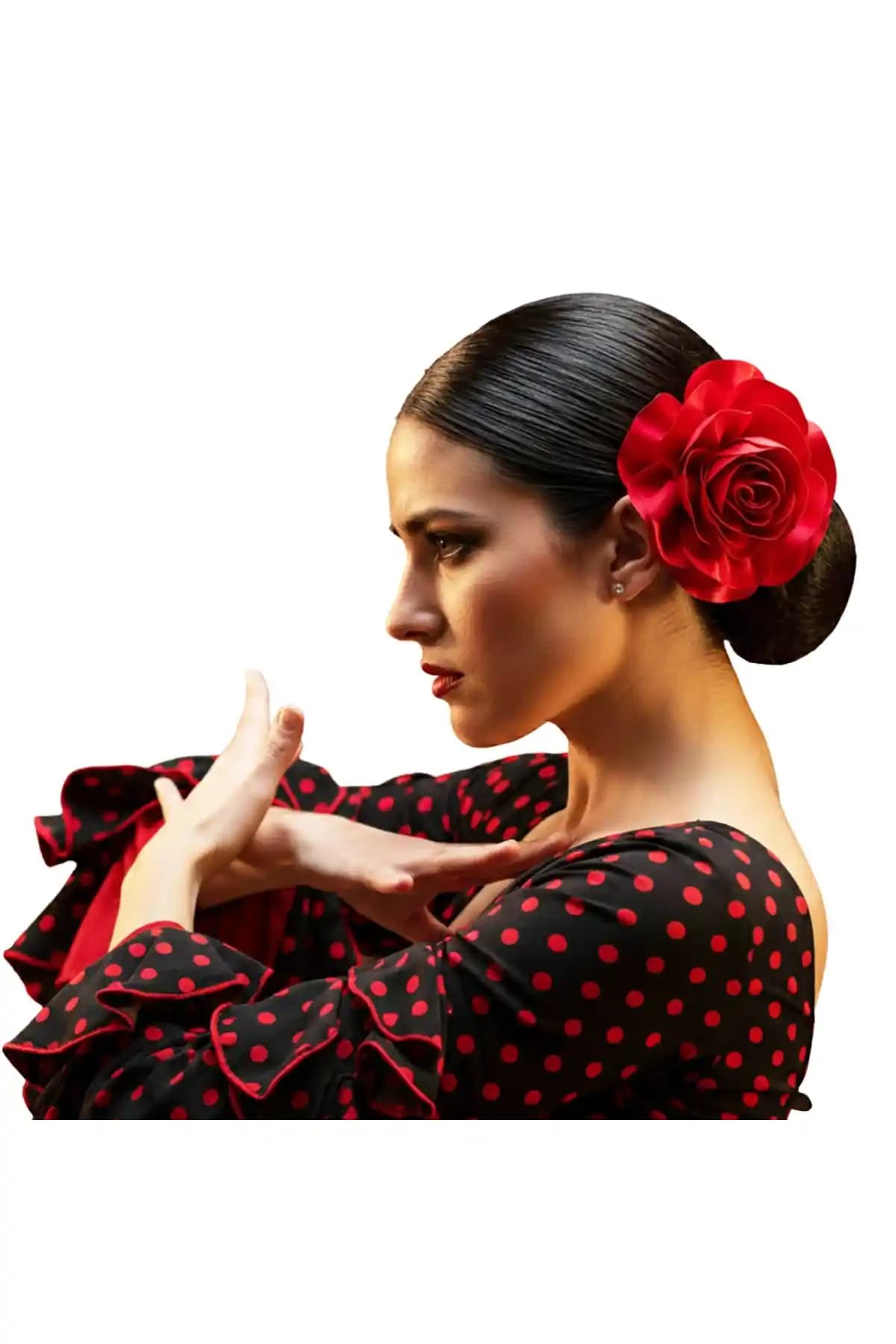 Woodycord Kırmızı Gül Klips Toka: Zarif ve Çok Yönlü Kadın Aksesuarı