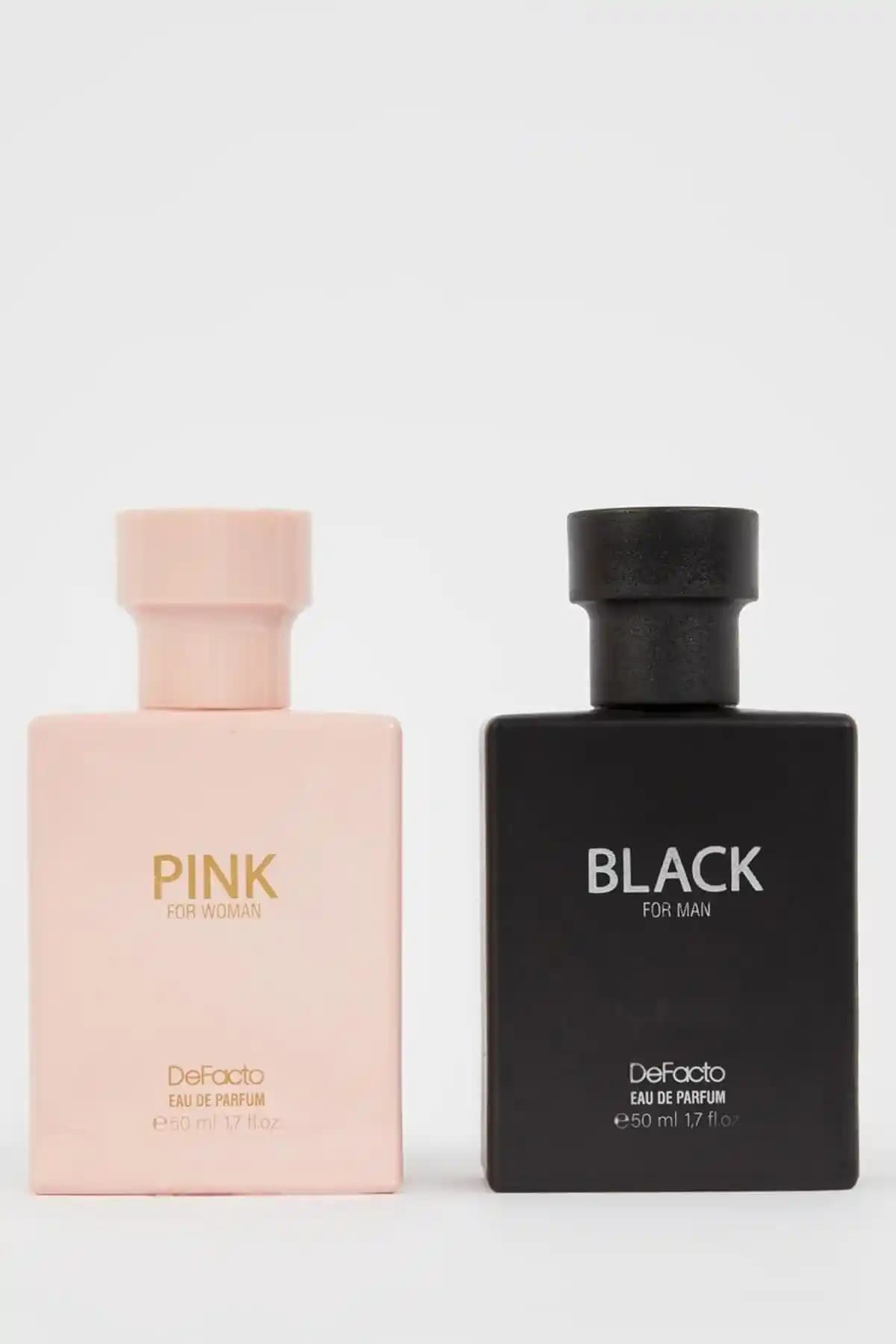 Defacto Erkek Black Parfüm ve Kadın Pink Parfüm 2'li Hediye Seti Tanıtımı