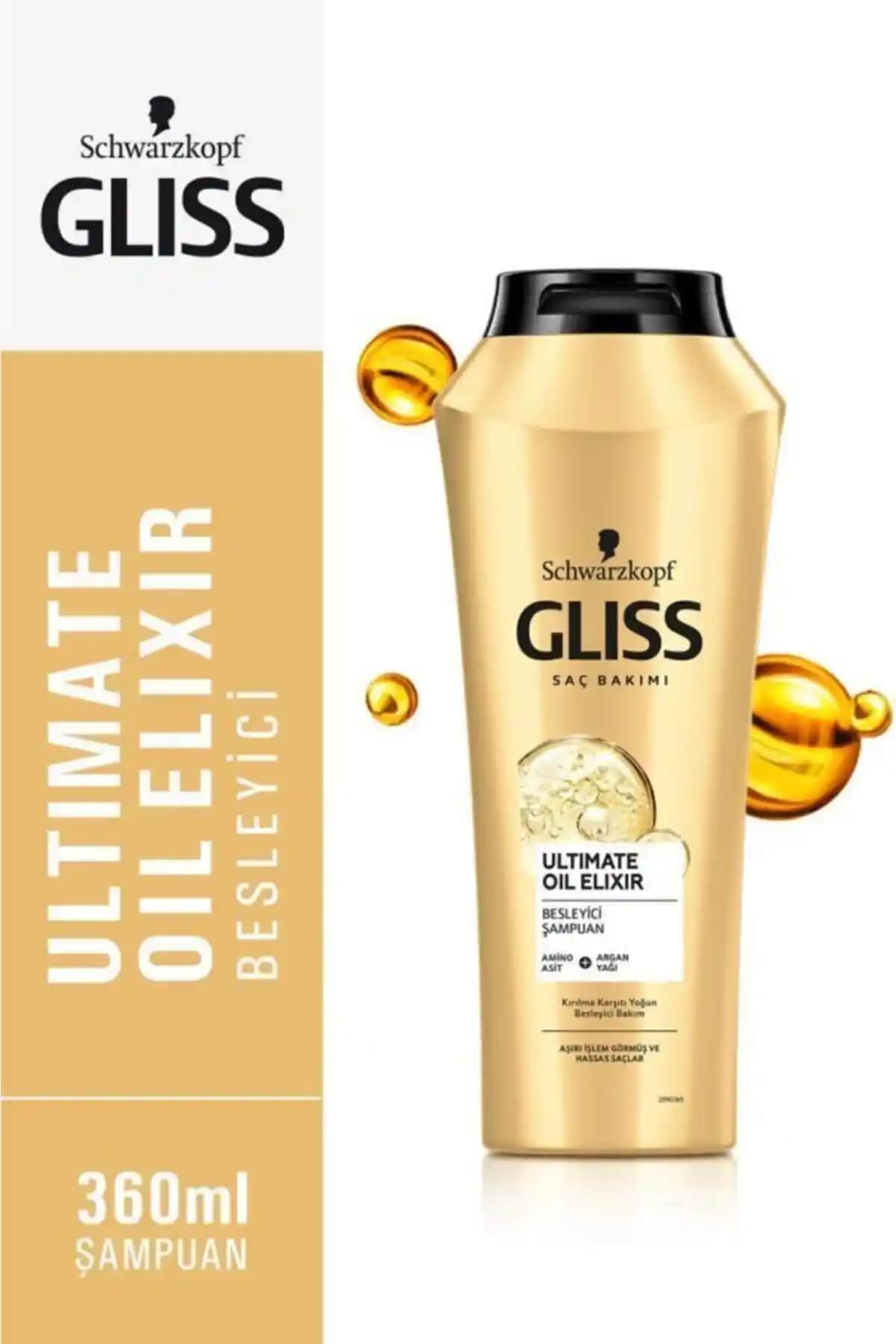 Gliss Ultimate Oil Elixir Besleyici Şampuan: Etkili Saç Bakımını Sağlar