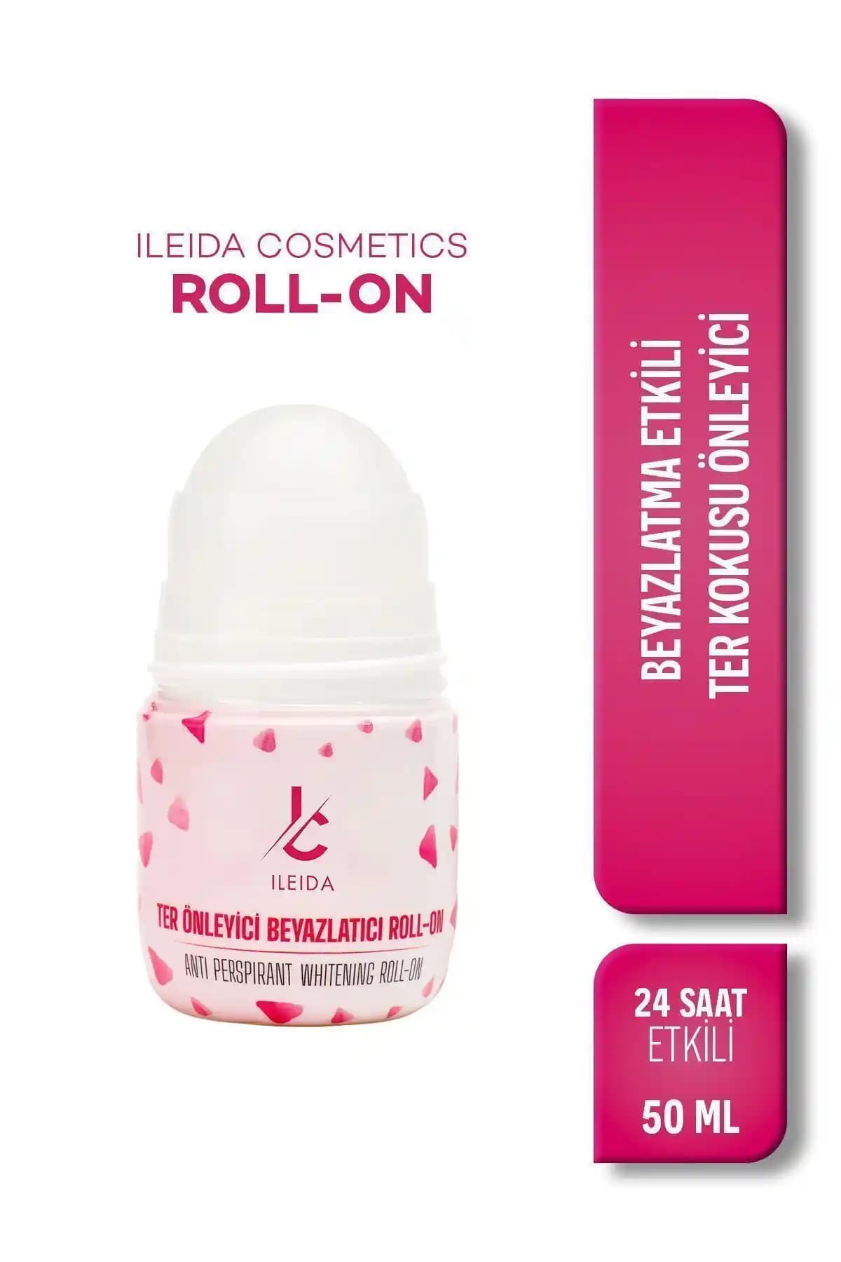 İLEİDA Ter Önleyici Beyazlatıcı Roll-On ile Gün Boyu Ferahlık Sağlayın