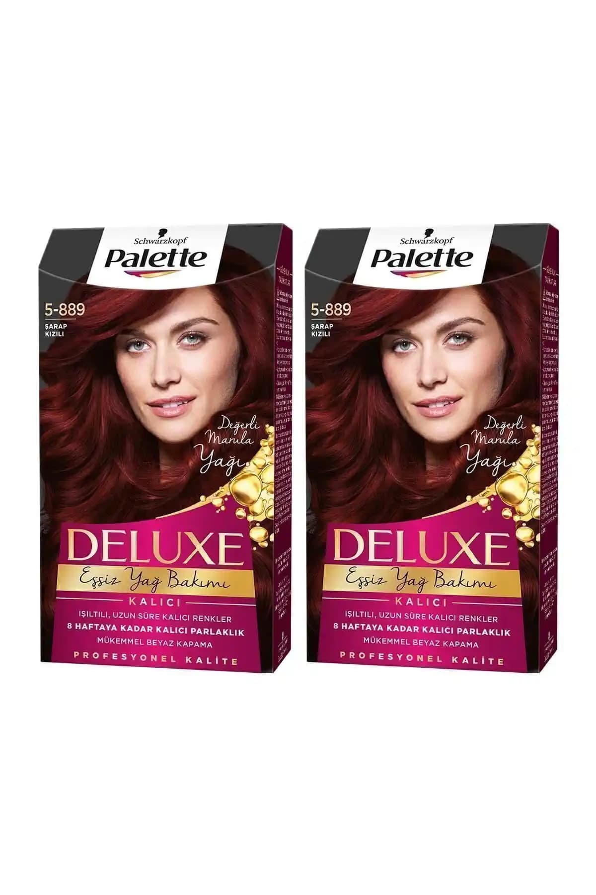 Palette Deluxe 5-889 Şarap Kızılı Saç Boyası İncelemesi ve Kullanım Avantajları