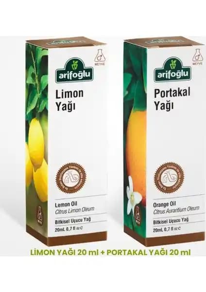 Arifoğlu Limon ve Portakal Yağı Seti: Doğal Aromalarla Güzellik ve Sağlık Fırsatı