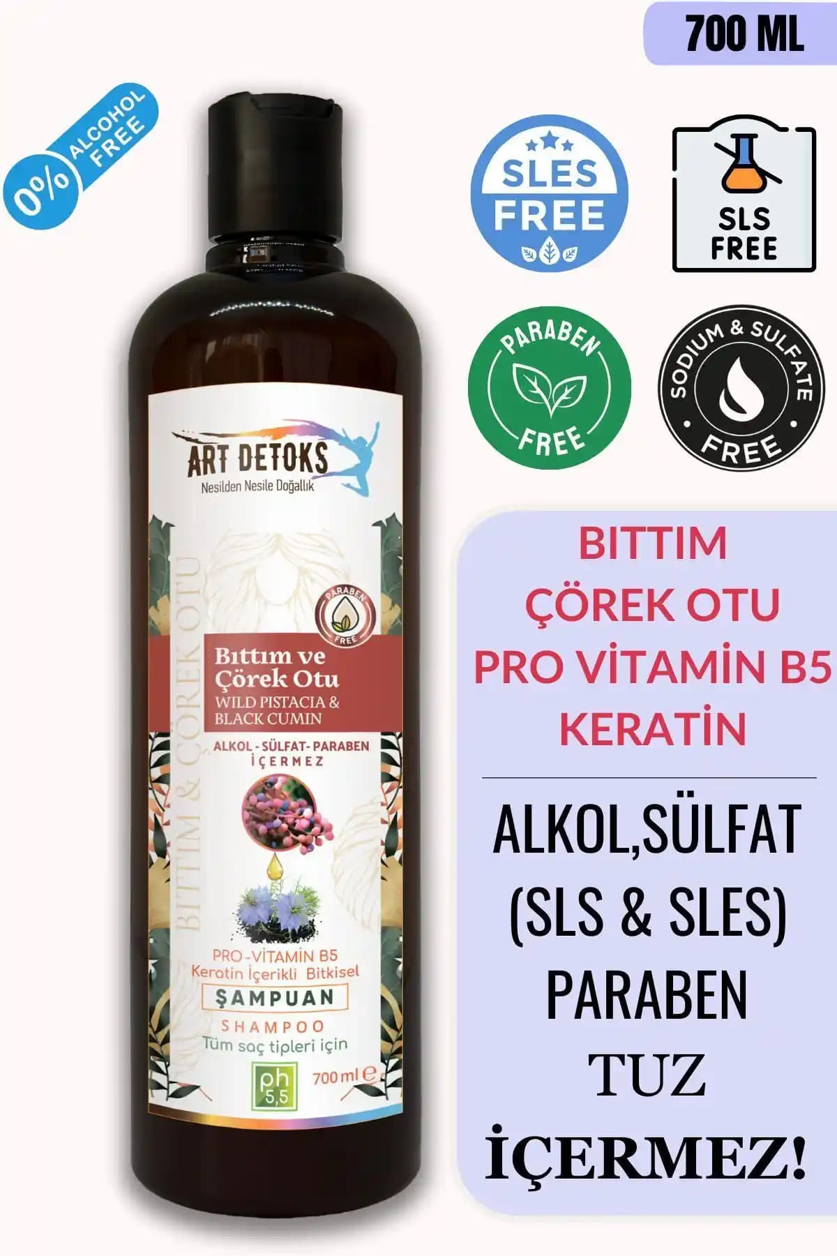 Art Detoks Bıttım Çörek Otu Doğal Şampuanı ile Saç Sağlığınızı Güçlendirin