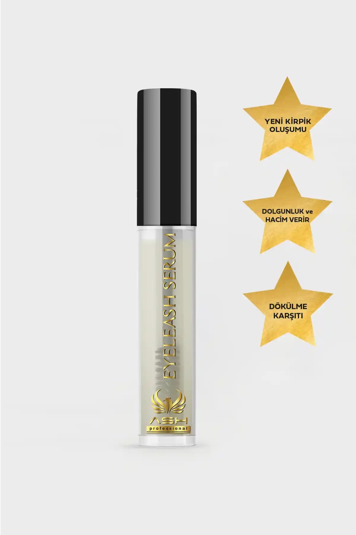 Ash Professional Kirpik Vitamini Serumu: Güçlü ve Dolgun Kirpikler İçin Etkili Bakım Ürünü