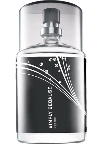 Avon Simply Because For Him Erkek Parfümü 50ml Odunsu ve Ferah Kokusu ile Günlük Kullanım İçin Uygun