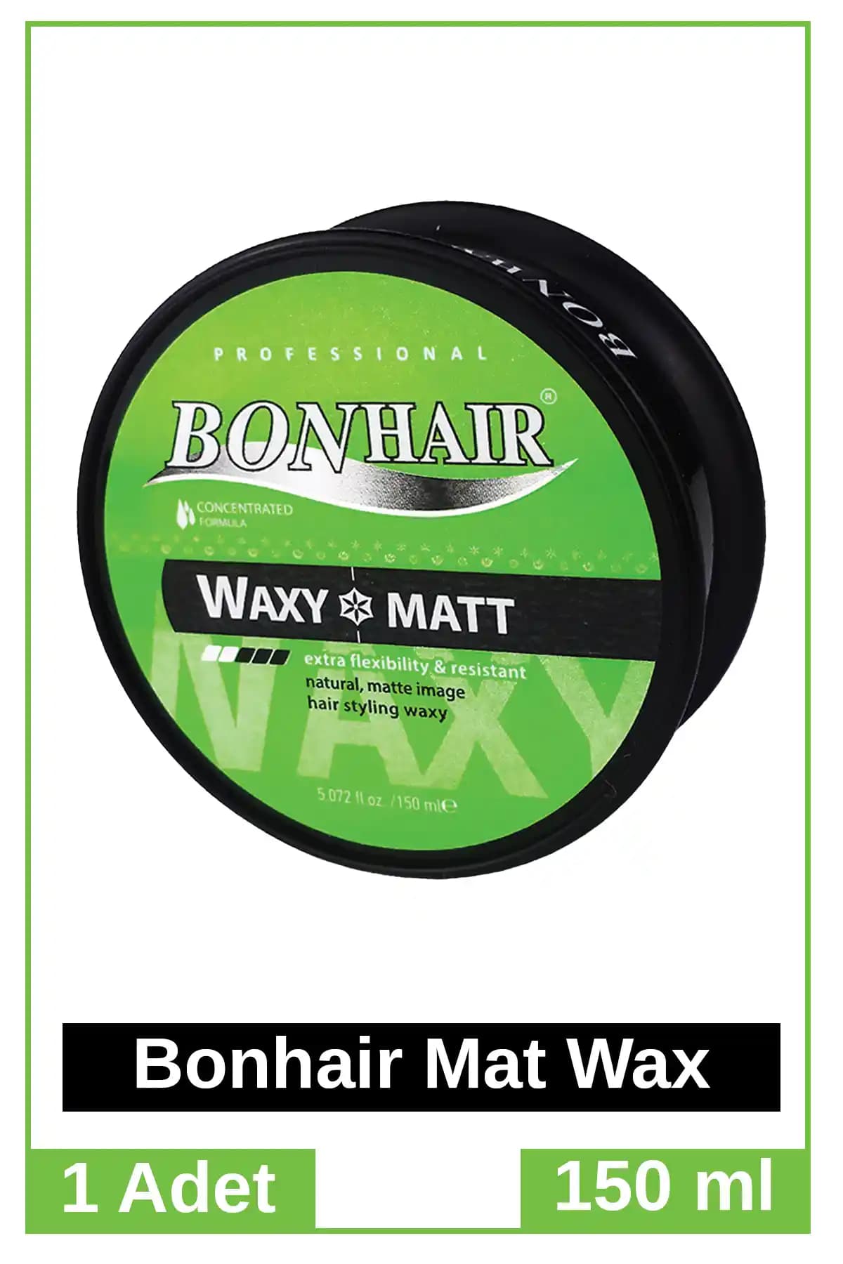 Bonhair Wax Matt 150 ml Doğal İçeriklerle Güçlü ve Uzun Süreli Saç Şekillendirme Çözümü