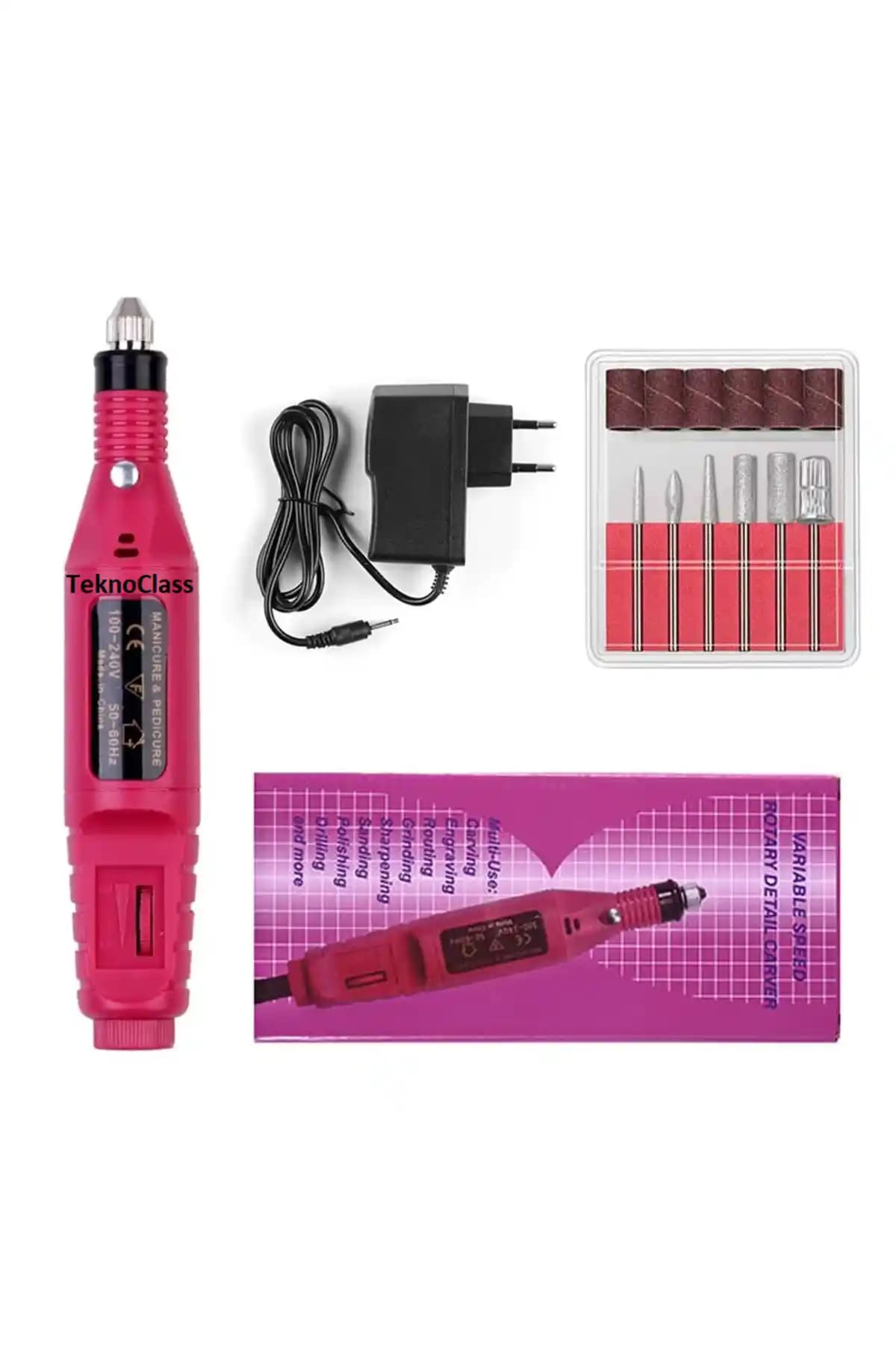 Canderel Elektrikli 12V Tırnak Törpü Seti: Profesyonel ve Pratik Tırnak Bakım Çözümü