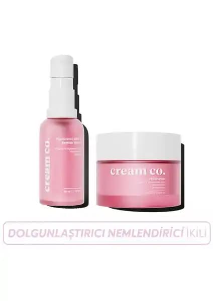 Cream Co. Canlandırıcı Dolgunlaştırıcı Nemlendirici İkili ile Cilt Bakımında Yenilikçi Çözüm