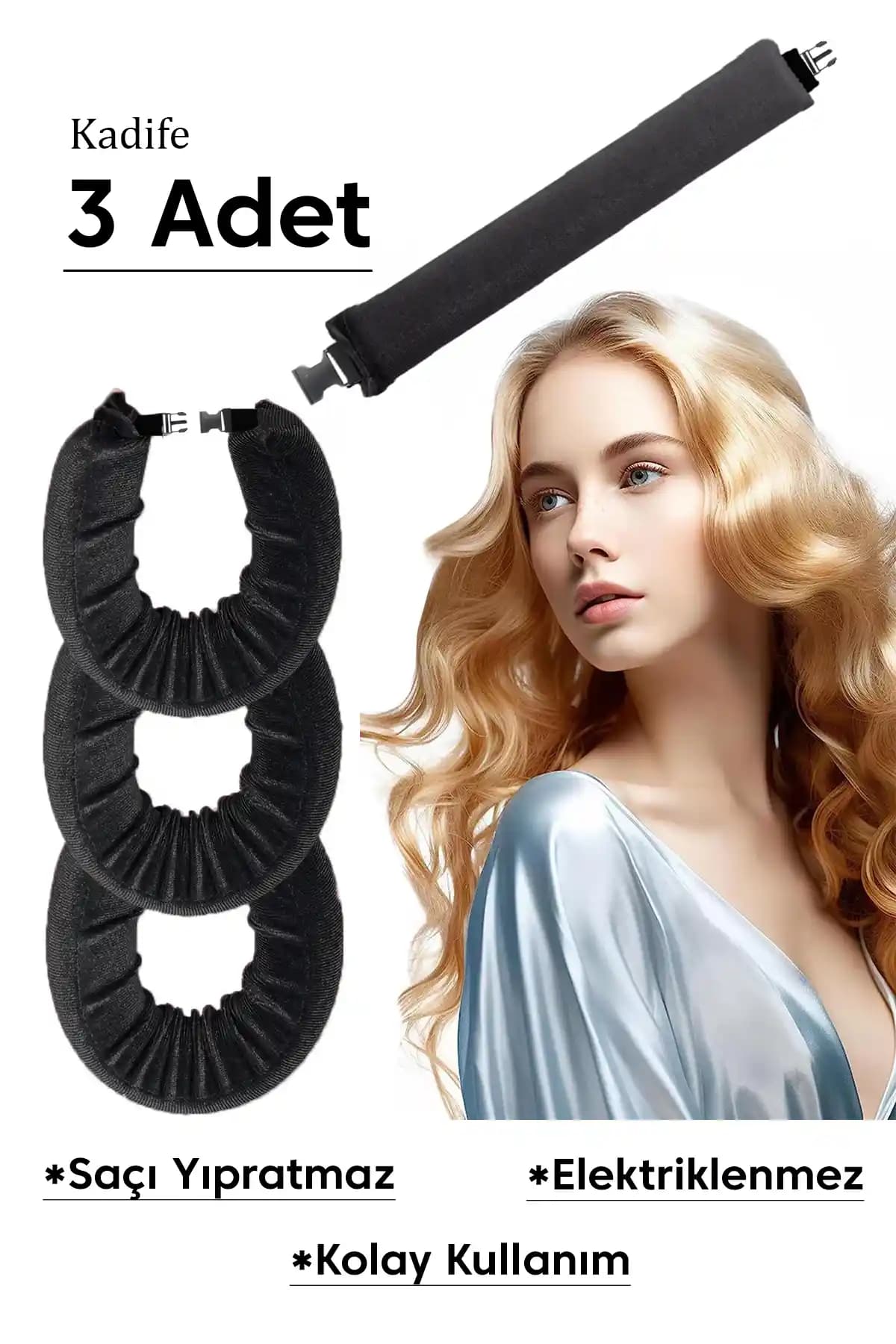 Deko Dekor Siyah Kadife Saç Şekillendirici: Estetik ve İşlevsellik Bir Arada