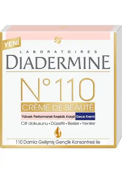 Diadermine No110 Gece Kremi: Kırışıklık Karşıtı ve Nemlendirici Cilt Bakım Ürünü