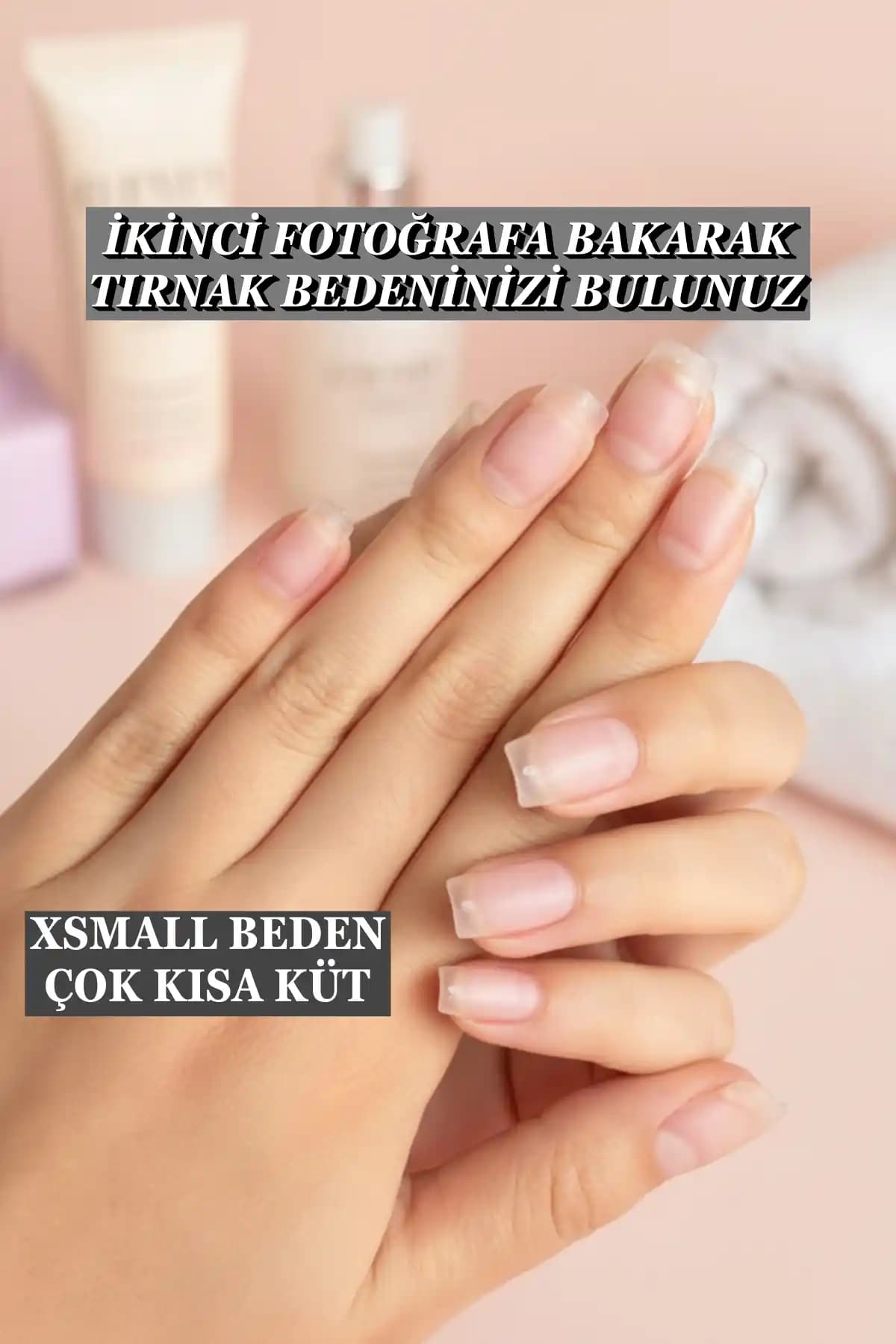 Easy Beauty Jel Tırnak Seti 100 Adet Çeşitli Boyut ve Şekillerle Kullanıma Uygun