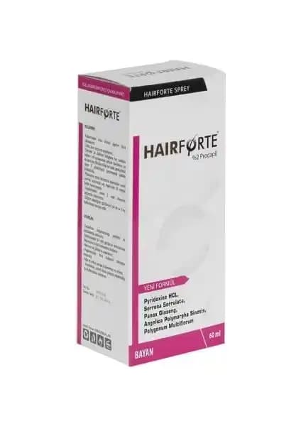 HairForte HP Saç Dökülmesine Karşı Etkili Kadınlar İçin Güçlendirici Sprey Ürünü
