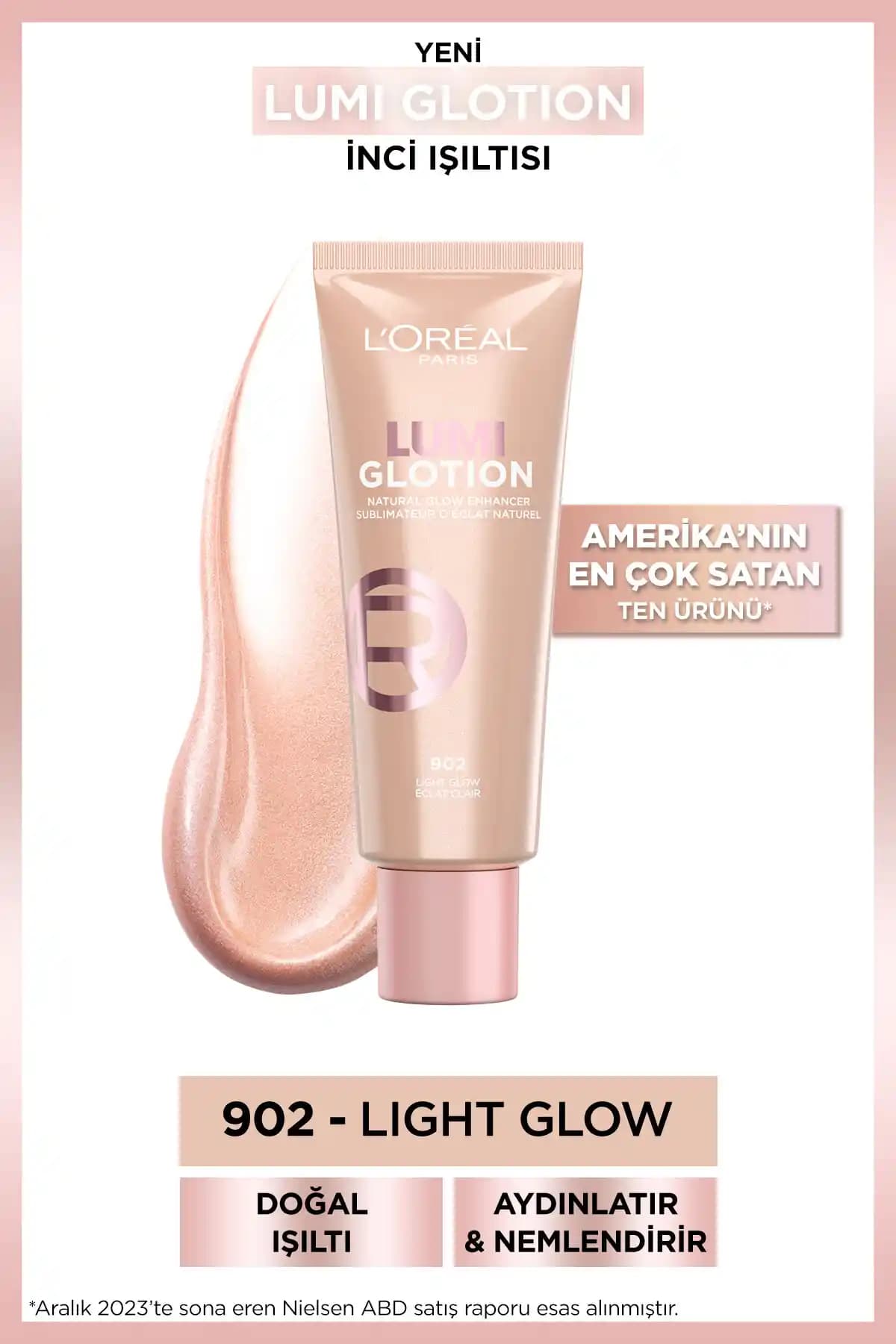 L'Oreal Paris Glotion All-in-one Doğal Işıltı Ürünü İncelemesi ve Kullanım Tavsiyeleri