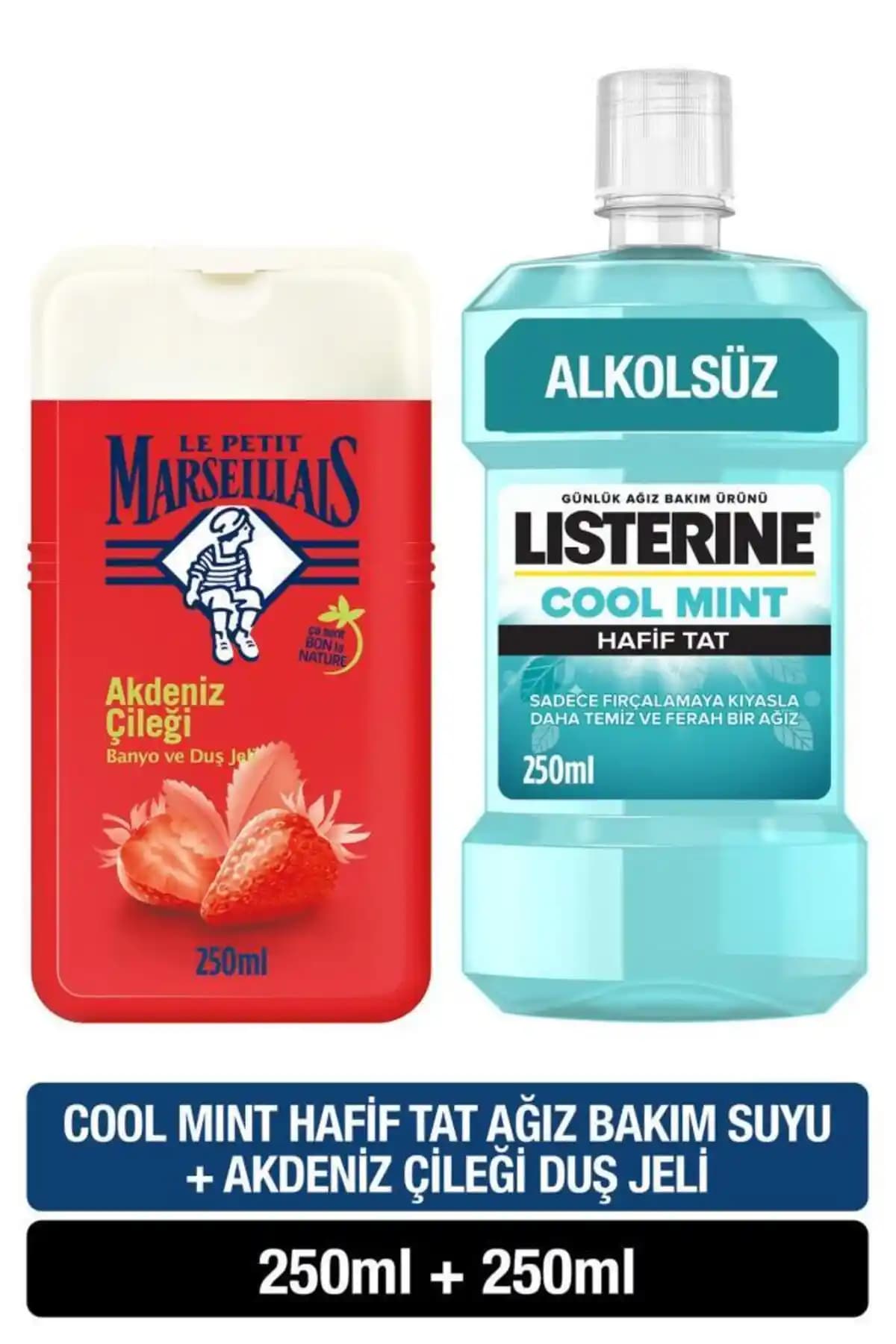 Listerine LPM Akdeniz Çileği 250 ml Ferahlatıcı ve Aromatik Ağız Bakım Ürünü