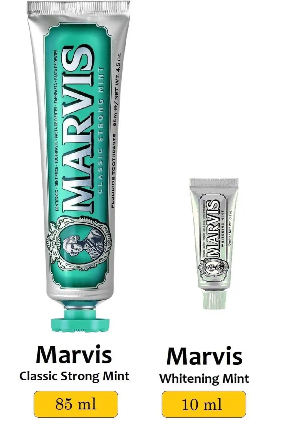 Marvis Classic Strong Mint Diş Macunu: Beyazlatıcı ve Ferahlatıcı Özellikleriyle Güvenilir Diş Bakımı
