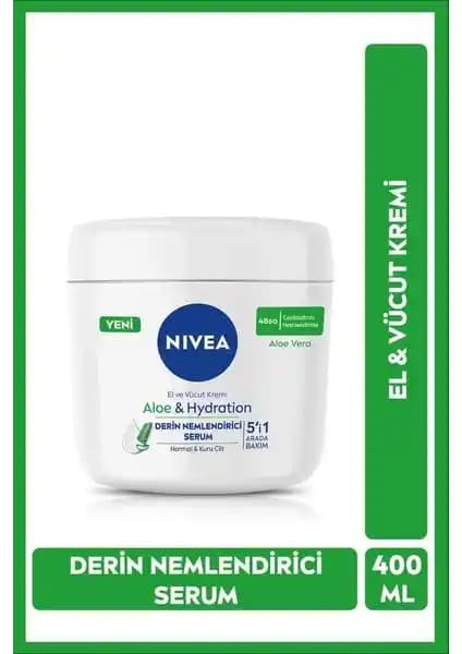 Nivea Aloe Vera El ve Vücut Kremi: Derin Nemlendirme ve Besleyici Bakım Özellikleri
