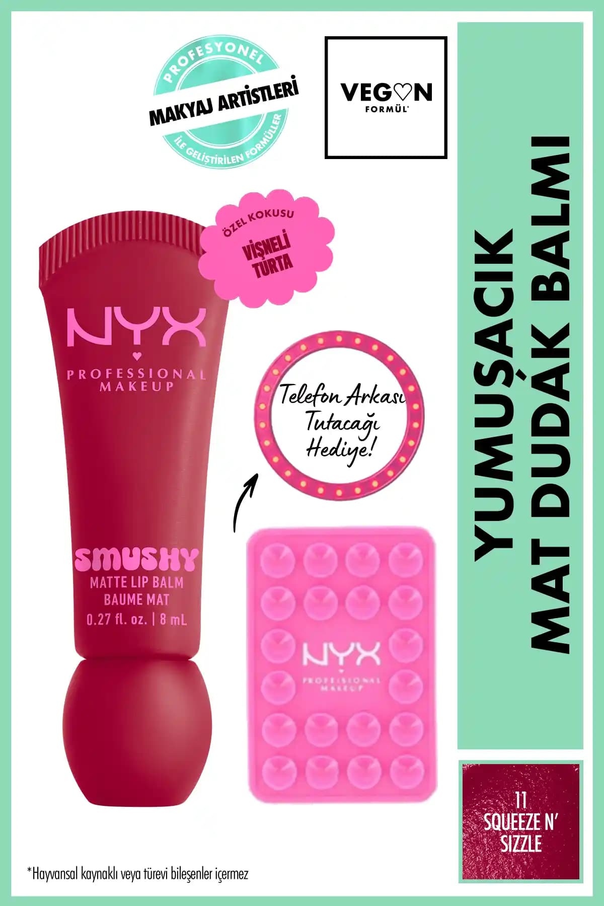 NYX Smushy Yumuş Açık Mat Dudak Balmı İncelemesi ve Kullanım Tavsiyeleri